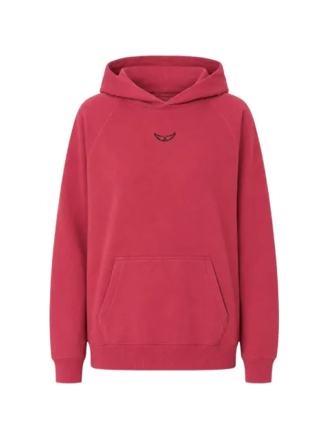 Zadig&Voltaire Georgy Mo Tour logo-embroidered hoodie Red JWSS01747
