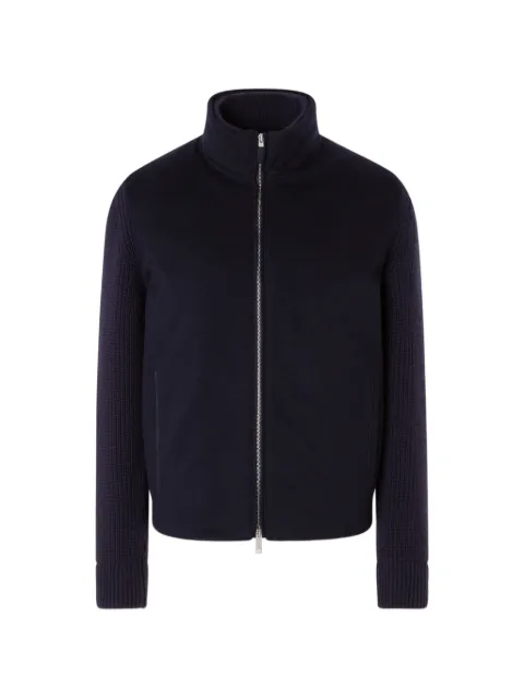 Zegna navy blue Oasi cashmere full-zip cardigan Blue UIK58A4ICT157