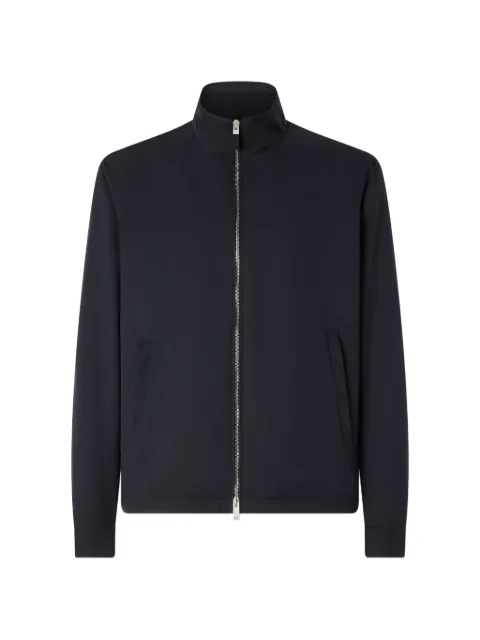 Zegna navy blue microfiber Motorin 100cc blouson Blue E7TC5A47157