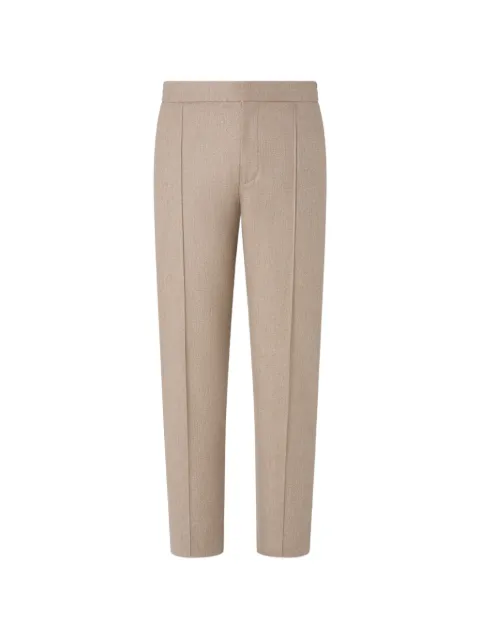 Zegna light taupe mélange wool silk and cashmere pants Neutrals UII20A4TT46F