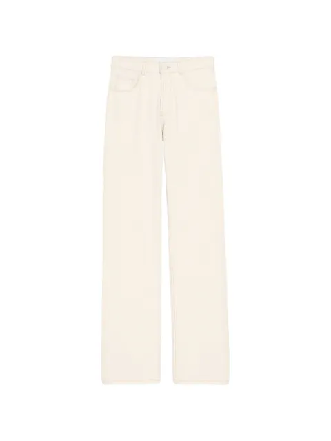 AMI Paris cotton large fit jeans Neutrals H26FTR942DE0134