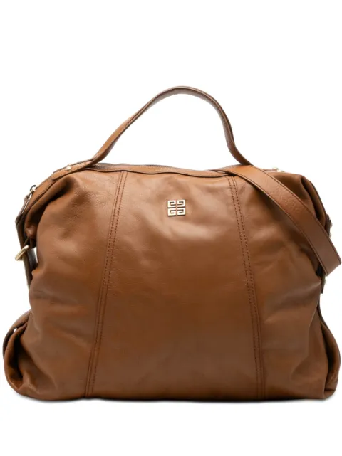 Givenchy Pre-Owned 2010-2026 Leather 4G Logo satchel Brown LT5DEP5NGZIV6DTB