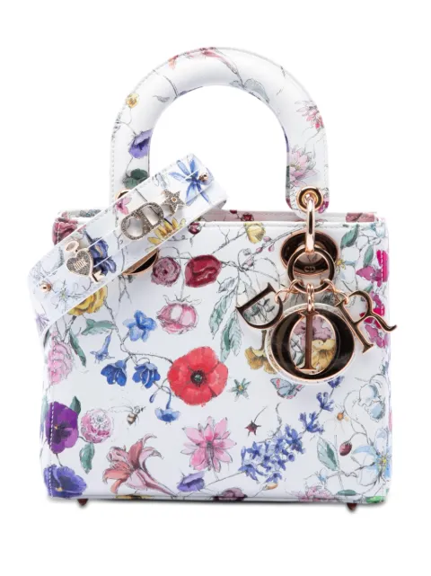 Christian Dior Pre-Owned 2023 Small Calfskin Florilegio My ABCDior Lady Dior satchel Multicolour RAR3T56Q8R7P1SZJ