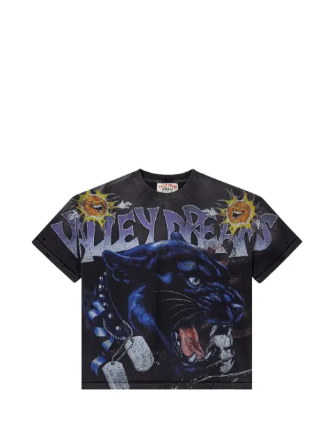 Vale Fury Big distressed T-shirt Black VAL263