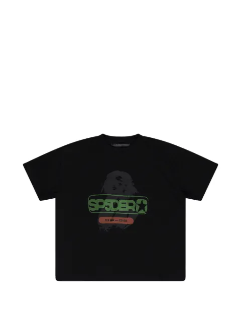 SP5DER graphic-print T-shirt Black SP5DER472
