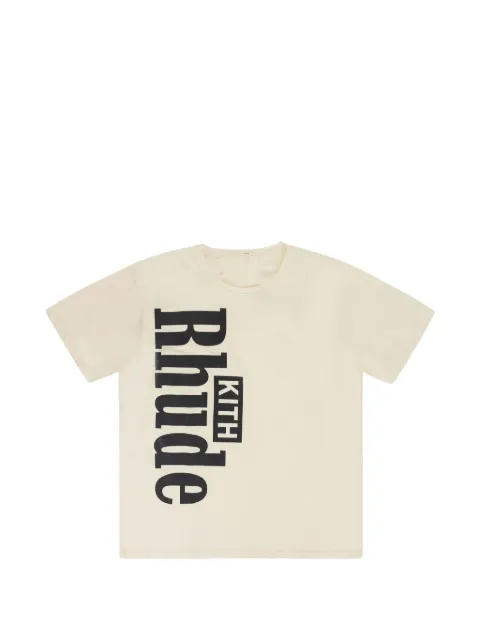 RHUDE logo-print T-shirt Neutrals RHDMTPS0146