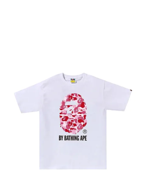 A BATHING APE® ABC Camo cotton T-shirt White 1J30110006