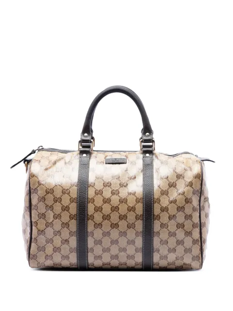 Gucci Pre-Owned 2016-2026 Medium GG Crystal Joy boston bag Neutrals 7CUVCPFWA1ZRLEBK