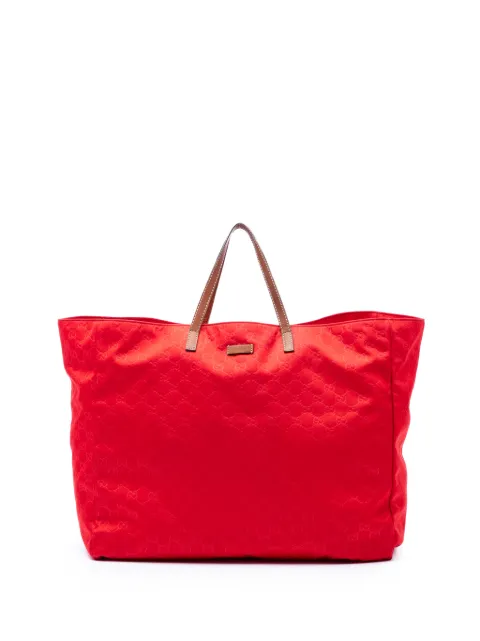 Gucci Pre-Owned 2016-2026 GG Canvas travel bag Red 73RTP7AP0FOHGO6T