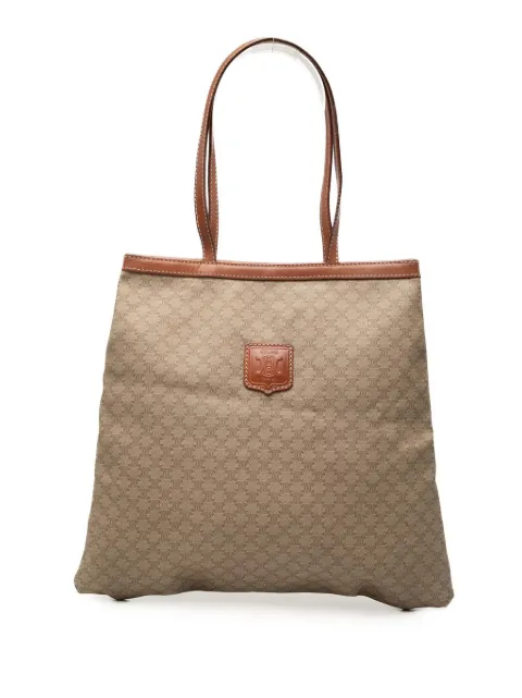 Celine Pre-Owned 2007 Macadam Coated Canvas tote bag Neutrals Q5OHQI1DCH34A6GO