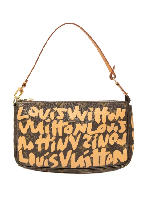 Louis Vuitton Pre-Owned 2001 Stephen Sprouse Monogram Graffiti Pochette Accessoires shoulder bag Brown GK2B7X3ZDMGHI9LB
