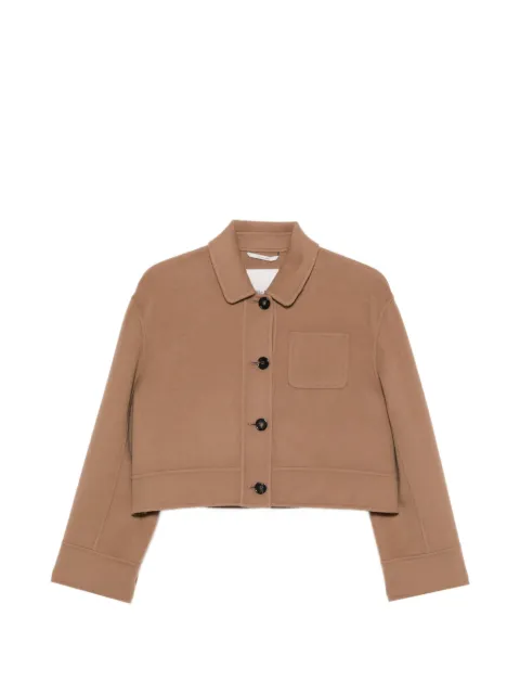 'S Max Mara Giglio button-down cropped jacket Brown 2629046011600