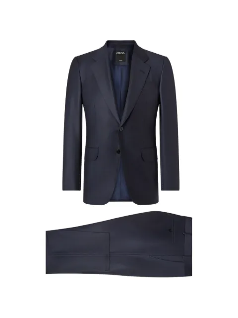 Zegna dark blue Trofeo Selection wool suit Blue 422623A42112L5