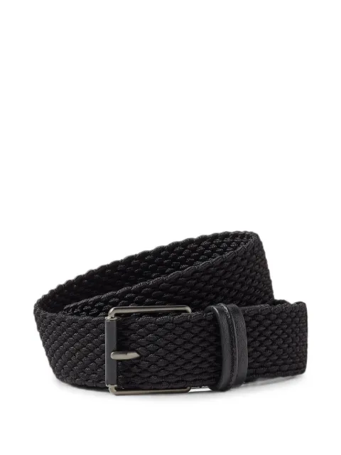 Zegna black rayon belt Black LHINTB124AZ