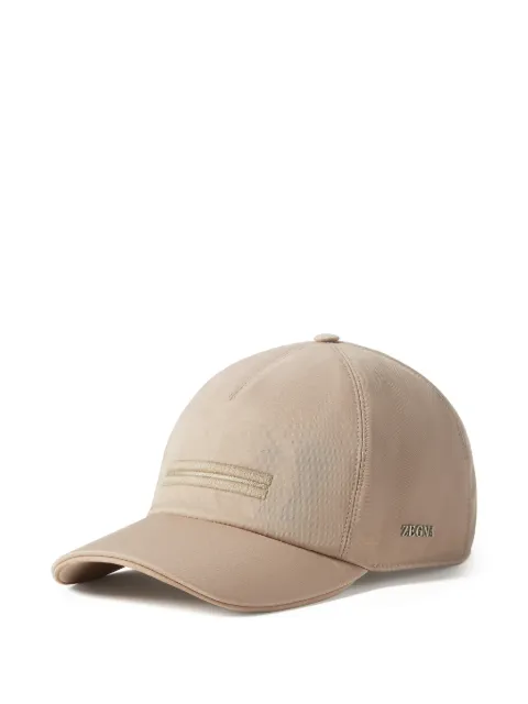 Zegna light taupe microfiber Motorin baseball cap Neutrals Z4I07HA4B2A
