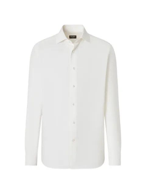 Zegna white Cashco shirt White E8X44A4SRF5B