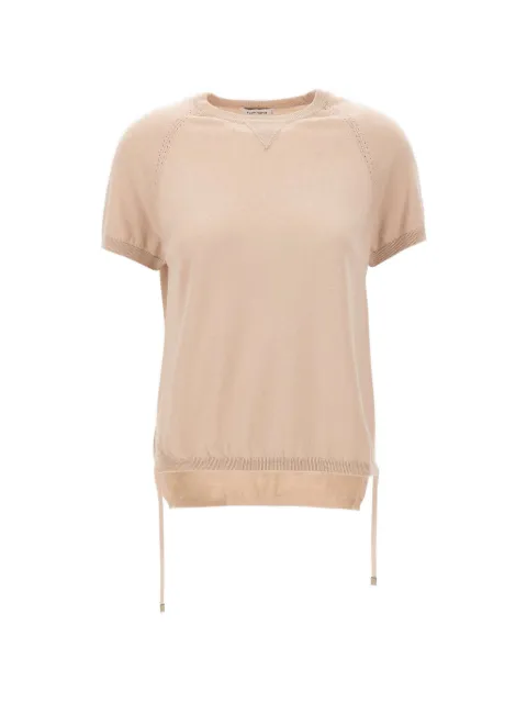 Kangra short-sleeve cotton sweater Neutrals 150521003