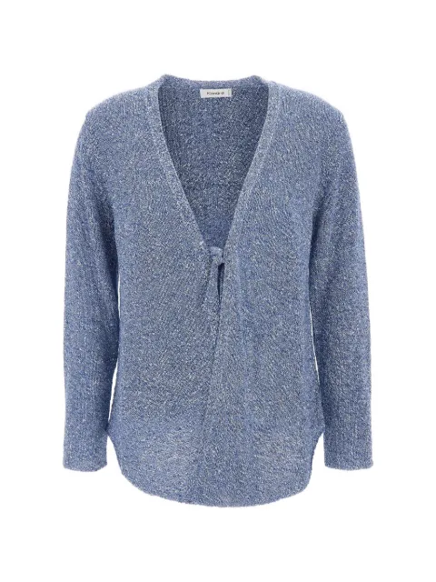 Kangra sequin-embellished asymmetrical cardigan Blue 17310439697