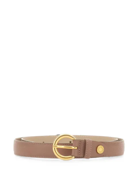GIANNI CHIARINI hammered-leather belt Brown CNK00957GRNMARABOU