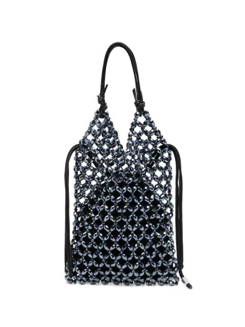 STAUD Karka beaded tote bag Black H26P4020AC