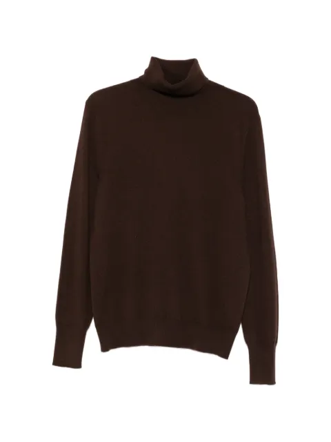 BOMPARD roll-neck cashmere knit Brown MO8