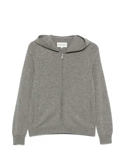 BOMPARD zip-up cashmere cardigan Grey MO1346N