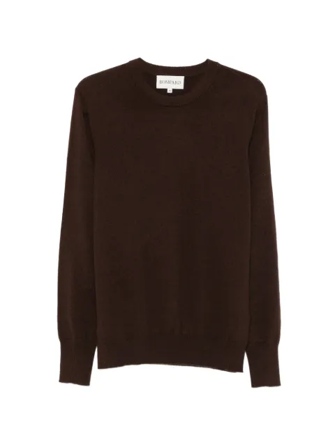 BOMPARD crew-neck cashmere sweater Brown MO10N