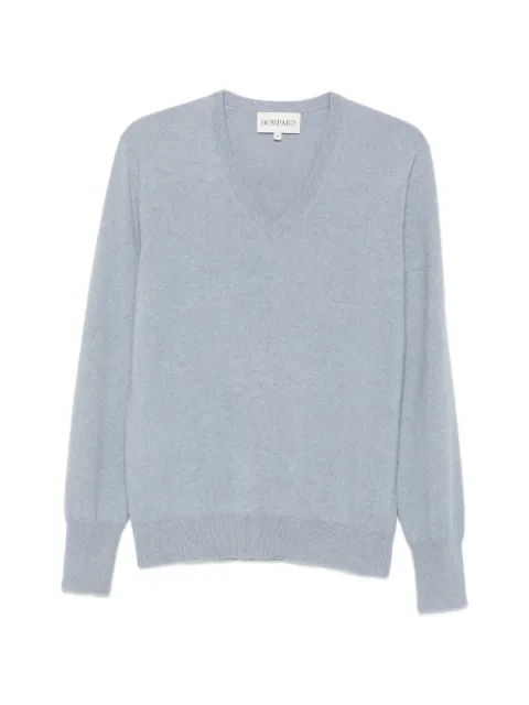 BOMPARD V-neck cashmere knit Blue MO4N