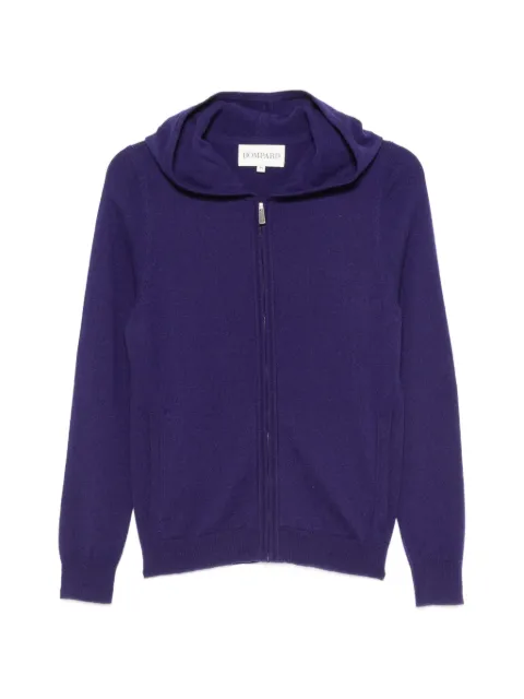 BOMPARD zip-up cashmere cardigan Purple MO1346N