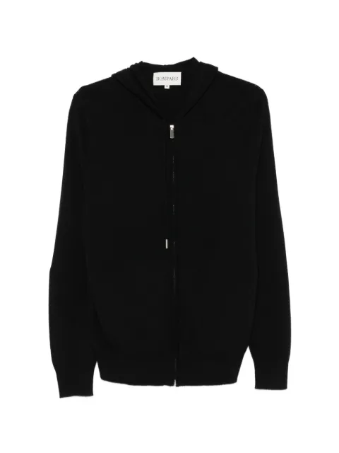 BOMPARD zip-up hoodie Black MO1082