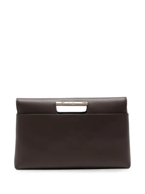 Furla leather envelope clutch bag Brown WE00644BX31042460S1007