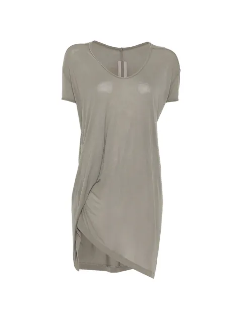 Rick Owens draped V-neck T-shirt Grey RP02F5206JS