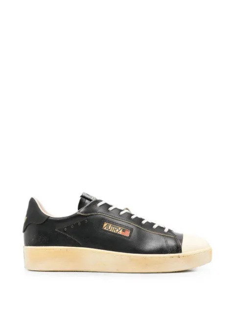 Autry Dallas low super sneakers in black leather Black DVLMOJ01