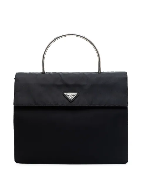 Prada Pre-Owned 2000-2013 Tessuto Metal Handle Bag handbag Black 2T1E49F86JITGOUH
