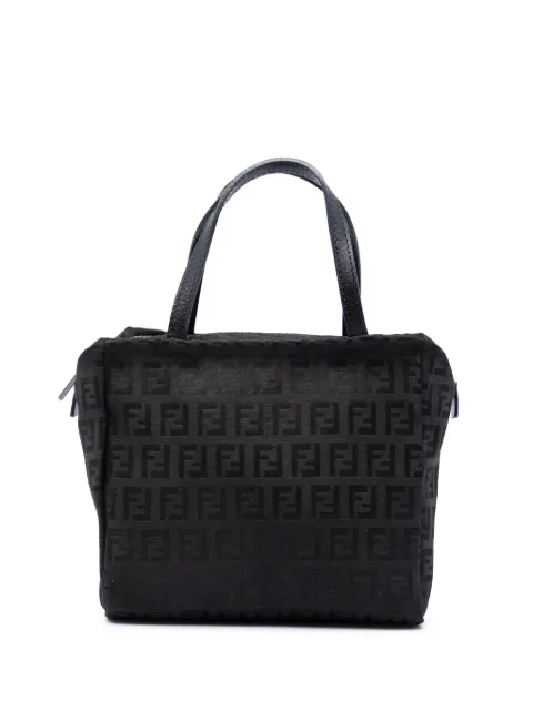 Fendi Pre-Owned 2000-2010 Mini Zucchino Canvas handbag Black 0IDBNNUGBID87MQO
