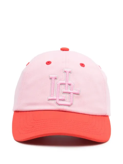KAP Company logo-embroidered cap Pink KAPLOLPNKRED