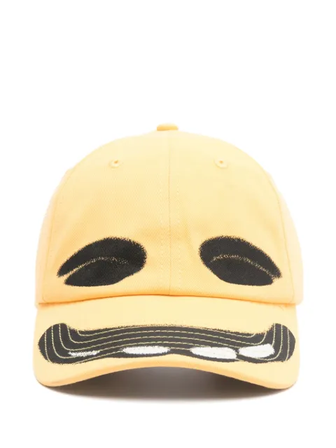 KAP Company graphic-print cap Yellow KAPCHASMLYLW