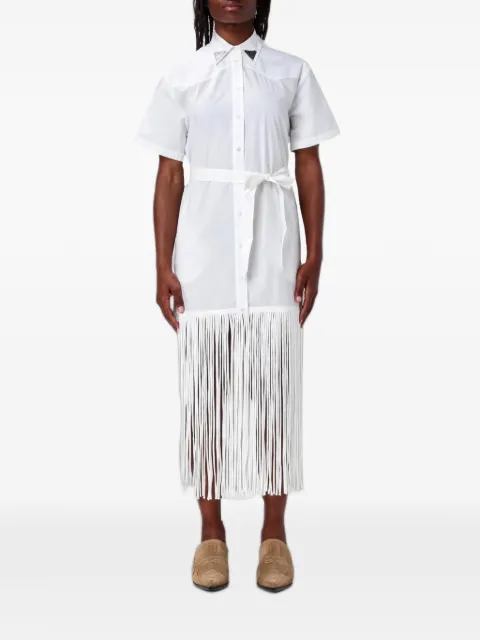 PINKO fringed midi dress White 106827A2LD