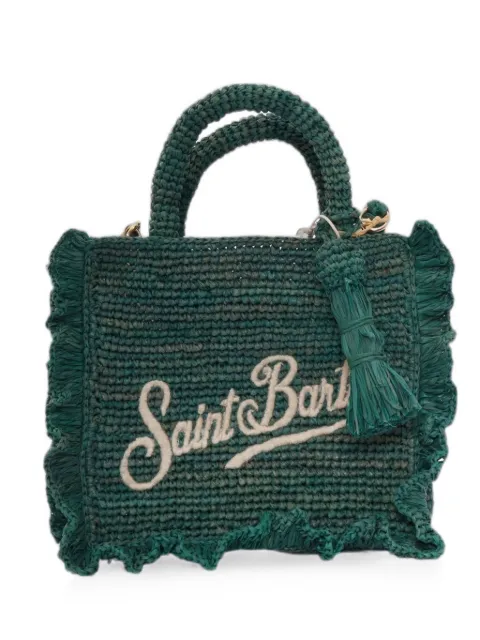 MC2 Saint Barth Kids mini Volant shoulder bag Green RAFV002