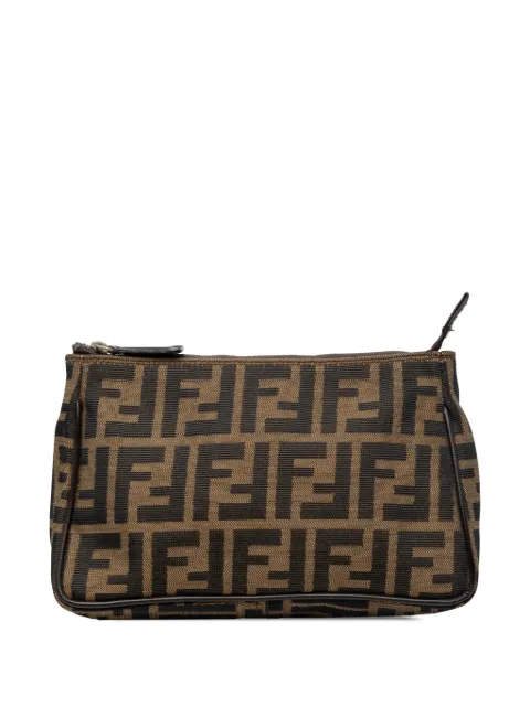 Fendi Pre-Owned 2010-2026 Zucca Canvas pouch Brown POBFIKLPNGDWM2BQ
