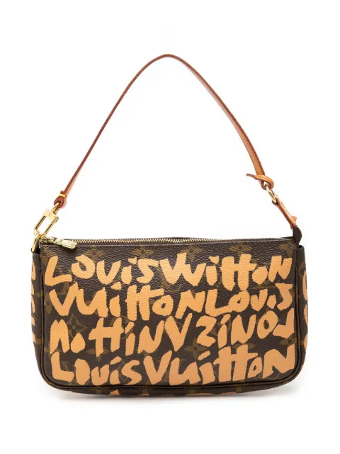 Louis Vuitton Pre-Owned 2001 Stephen Sprouse Monogram Graffiti Pochette Accessoires shoulder bag Brown CFCN9A01WY93APES
