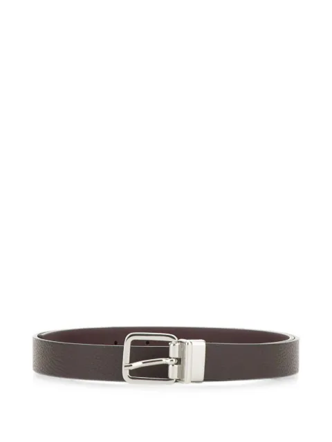 GIANNI CHIARINI reversible grained-calf leather belt Brown CNK00963GRNNAESPRESSOANTIQUERUBY
