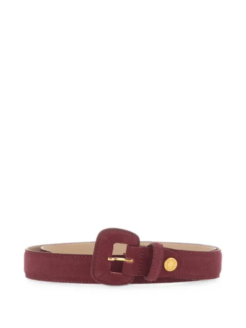 GIANNI CHIARINI suede buckle belt Red CNK00973CMANTIQUERUBY