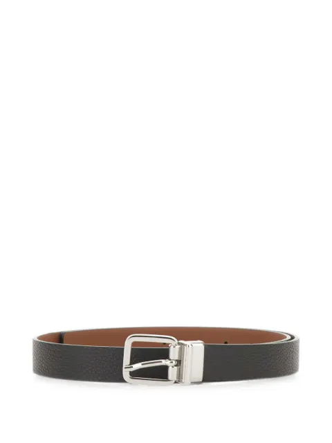 GIANNI CHIARINI reversible grained-leather belt Black CNK00963GRNNANERONOCE