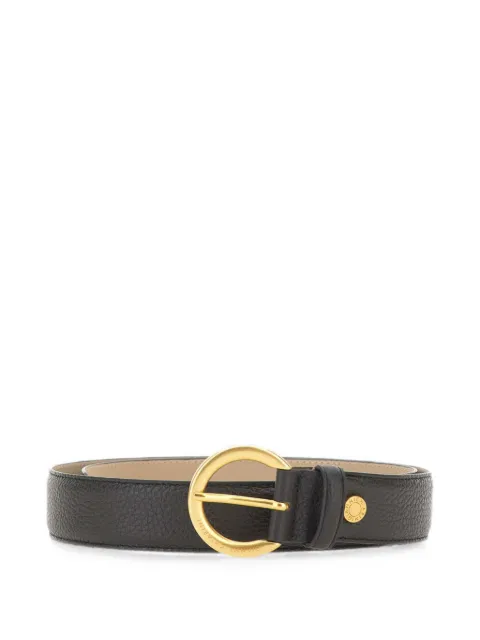 GIANNI CHIARINI hammered-leather belt Black CNK00958GRNNERO