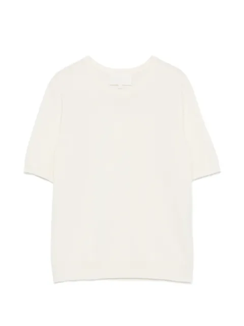 BOMPARD short-sleeve crew-neck top White MO15N