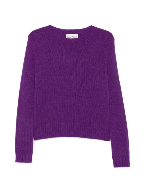 BOMPARD crew-neck sweater Purple MO2899