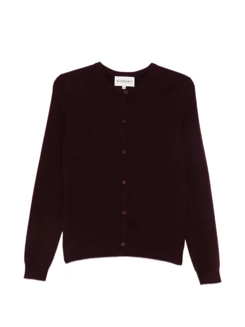 BOMPARD crew-neck cardigan Purple MO9N