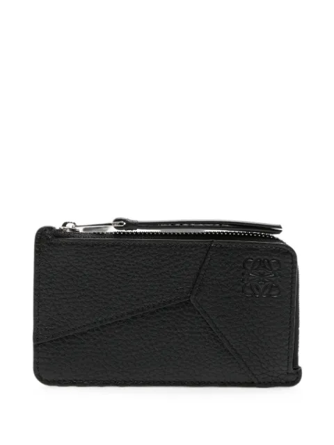 LOEWE Puzzle leather card holder Black C510Z40X36