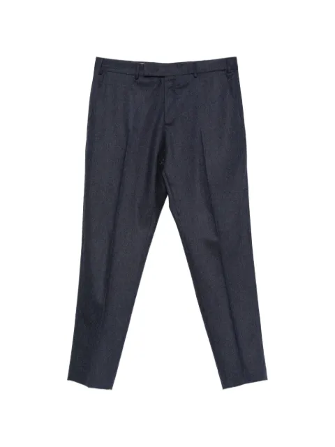 PT Torino pressed-crease tailored trousers Blue CORFZ1Z00FWDTO03